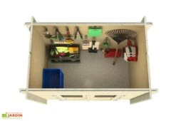 Abri De Jardin En Bois D’épicéa FSC – 230 X 120 X 204 Cm -Solid || Axi || EXIT TOYS Soldes Boutique abri de jardin bois d epicea