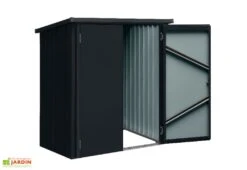 Abri De Jardin En Métal Avec Double Portes – 1,30 M²