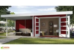 Abri Design Chill-Out 3 28mm (14,16 M²: 590x240 Ou 17,7m²: 590x300) -Solid || Axi || EXIT TOYS Soldes Boutique abri design chill out 3 28mm 14 16 m 590x240 ou 17 7m 590x300 1