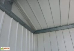 Abri De Jardin En Acier Galvanisé Duramax Modern 4 M² Gris Silver -Solid || Axi || EXIT TOYS Soldes Boutique abri jardin acier galvanise duramax modern 6x5 gris 3