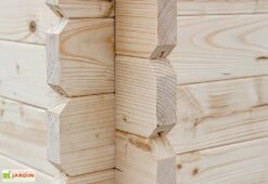 Abri De Jardin + Auvent En Bois D’Epicéa Brut 18 M² -Solid || Axi || EXIT TOYS Soldes Boutique abri jardin auvent bois epicea brut 18m 3