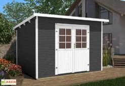 Abri De Jardin En Bois D’épicéa 219 Weka-Line T2 – 7,08 M² -Solid || Axi || EXIT TOYS Soldes Boutique abri jardin bois 219 weka line t2 anthracite
