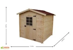Abri De Jardin Bois 28 Mm (204x210x197cm) -Solid || Axi || EXIT TOYS Soldes Boutique abri jardin bois 28mm 240x210x197 vd202002n 1