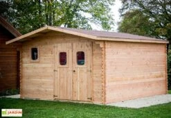 Abri De Jardin En Bois Douglas 28 Mm – 23,14 M² : 4,2 X 5,51 M
