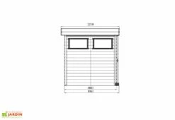 Solid Abri De Jardin Bois Lund 19 Mm (267x188) -Solid || Axi || EXIT TOYS Soldes Boutique abri jardin bois cube 3