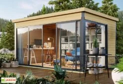 Abri De Jardin En Bois D’épicéa Brut Domeo 4 Plus (13 M²)