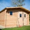 Abri De Jardin En Bois Douglas 28 Mm – 15,28 M² : 4,01 X 3,81 M -Solid || Axi || EXIT TOYS Soldes Boutique abri jardin bois douglas 28mm 15m2 dommar habrita