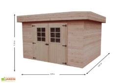 Abri De Jardin En Bois D’Épicéa Brut 11 M² -Solid || Axi || EXIT TOYS Soldes Boutique abri jardin bois epicea brut 11 m 1