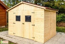 Abri De Jardin En Bois D’Épicéa Brut 6,6 M²