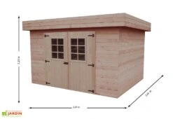 Abri De Jardin En Bois D’Épicéa Brut 7 M² -Solid || Axi || EXIT TOYS Soldes Boutique abri jardin bois epicea brut 7 m