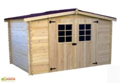 Abri De Jardin En Bois D’Épicéa Brut 9 M² -Solid || Axi || EXIT TOYS Soldes Boutique abri jardin bois epicea brut 9 m 1 1
