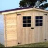 Abri De Jardin En Bois D’Épicéa Brut 9 M² -Solid || Axi || EXIT TOYS Soldes Boutique abri jardin bois epicea brut 9 m 2