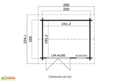 Abri De Jardin En Bois D’Épicéa Brut Alex Mini 4 M² -Solid || Axi || EXIT TOYS Soldes Boutique abri jardin bois epicea brut alex mini 4 m 2