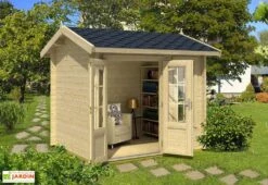 Abri De Jardin En Bois D’Épicéa Brut Alex Mini 4 M²