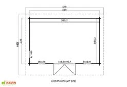 Abri De Jardin En Bois D’Épicéa Brut Barbados 2 (16 M²) -Solid || Axi || EXIT TOYS Soldes Boutique abri jardin bois epicea brut barbados 2 16 m 2