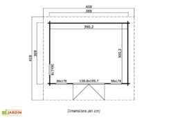 Abri De Jardin En Bois D’Épicéa Brut Barbados 3 (11 M²) -Solid || Axi || EXIT TOYS Soldes Boutique abri jardin bois epicea brut barbados 3 11 m 2