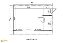 Abri De Jardin En Bois D’Épicéa Brut Java (22 M²) -Solid || Axi || EXIT TOYS Soldes Boutique abri jardin bois epicea brut java 22 m 2