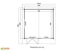 Abri De Jardin En Bois D’Épicéa Brut Norderney 3 (14 M²) -Solid || Axi || EXIT TOYS Soldes Boutique abri jardin bois epicea brut norderney 3 14 m 2