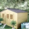 Abri De Jardin En Bois D’Épicéa Brut Shelty+ 11 M² -Solid || Axi || EXIT TOYS Soldes Boutique abri jardin bois epicea brut shelty 11 m