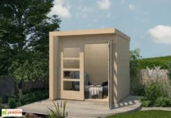 Abri De Jardin En Bois D’Épicéa Design 262 A - 4,2 M² (2 Coloris)