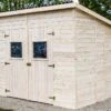 Abri De Jardin En Bois D’Épicéa Massif Brut 6,6 M² -Solid || Axi || EXIT TOYS Soldes Boutique abri jardin bois epicea massif brut 66m 1