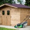 Abri De Jardin En Bois D’épicéa Traité Therma – 7,58 M² -Solid || Axi || EXIT TOYS Soldes Boutique abri jardin bois epicea therma