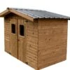 Abri De Jardin En Bois D’épicéa Traité Toit Bac Acier Therma – 4,72 M² -Solid || Axi || EXIT TOYS Soldes Boutique abri jardin bois epicea toit acier