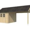 Abri De Jardin Bois D’Épicéa Toit Shingle + Auvent Gloucester 19 M² -Solid || Axi || EXIT TOYS Soldes Boutique abri jardin bois epicea toit shingle auvent gloucester 19m