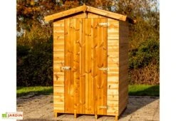 Abri De Jardin En Bois Traité THT Avec Plancher - 1,43 M²