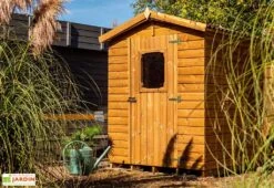 Abri De Jardin En Bois Traité THT Avec Plancher 2,5 M²