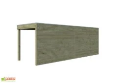 Abri De Jardin En Bois D’épicéa Traité + Extension Qube 12 M² -Solid || Axi || EXIT TOYS Soldes Boutique abri jardin bois epicea traite qube 12m2 3