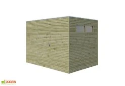 Abri De Jardin En Bois D’épicéa Traité Qube 6,3 M² -Solid || Axi || EXIT TOYS Soldes Boutique abri jardin bois epicea traite qube 6m2 2