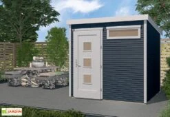 Abri De Jardin En Bois D’Épicéa Design 171 Weka-Line T1 - 5,6 M²