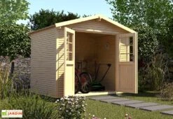 Abri De Jardin En Bois D’Épicéa WekaLine 4,9 M² (3 Coloris) -Solid || Axi || EXIT TOYS Soldes Boutique abri jardin bois epicea wekaline 4 94 m 3 coloris