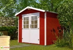 Abri De Jardin En Bois D’Épicéa WekaLine 6,1 M² (3 Coloris) -Solid || Axi || EXIT TOYS Soldes Boutique abri jardin bois epicea wekaline 6 1 m 3 coloris 3