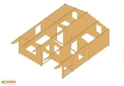 Abri De Jardin Bois Fay (600x600x258) 13 Abri De Jardin Bois Fay (600x600x258) -Solid || Axi || EXIT TOYS Soldes Boutique abri jardin bois fay 2