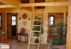 Bungalow Bois Nottingham (450x600x243) 8 Bungalow Bois Nottingham (450x600x243) -Solid || Axi || EXIT TOYS Soldes Boutique abri jardin bois nottingham interieur