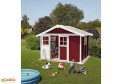 Grosfillex Abri De Jardin PVC Deco 7,53 M² -Solid || Axi || EXIT TOYS Soldes Boutique abri jardin bois rouge 2