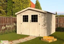 Abri De Jardin En Bois De Sapin Brut Turenne 7,4 M²