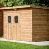 Abri De Jardin En Bois D’épicéa Traité Toit Bac Acier Theora – 5,69 M² -Solid || Axi || EXIT TOYS Soldes Boutique abri jardin bois traite theora 1
