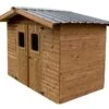 Abri De Jardin En Bois D’épicéa Traité Toit Bac Acier Thermabri – 5,05 M² -Solid || Axi || EXIT TOYS Soldes Boutique abri jardin bois traite thermabri 5 m 2