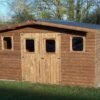 Abri De Jardin En Bois D’épicéa Traité Toit Bac Acier Thermabri – 16 M² -Solid || Axi || EXIT TOYS Soldes Boutique abri jardin bois traite toit acier thermabri