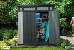 Keter Abri De Jardin PVC Brossium Monopente 77 (216 X 216) -Solid || Axi || EXIT TOYS Soldes Boutique abri jardin brossium keter polypropylene 4m