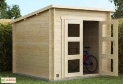 Abri De Jardin En Bois D'épicéa De 5,9m² Ep.19 Mm - Juno -Solid || Axi || EXIT TOYS Soldes Boutique abri jardin forest style itury 2