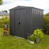Abri De Jardin En Métal Gris Spacemaker Acier Galvanisé – 3 M² -Solid || Axi || EXIT TOYS Soldes Boutique abri jardin metal acier galvanise spacemaker 65 3