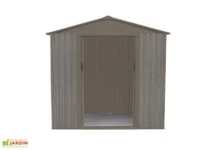 Abri De Jardin En Métal Look Bois Vieilli 2,43 M² -Solid || Axi || EXIT TOYS Soldes Boutique abri jardin metal cabane aspect bois vieilli 121x201cm 2