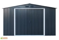 Abri De Jardin En Métal Galvanisé Anthracite Duramax 7 M²