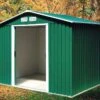 Abri De Jardin En Métal 0,33 Mm Duramax 5 M² – Vert Pin 8 X 6 -Solid || Axi || EXIT TOYS Soldes Boutique abri jardin metal duramax vert pin 8x6 1