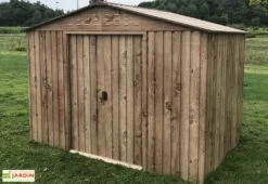 Abri De Jardin En Métal Duramax Woodgrain Imitation Bois 8 M² -Solid || Axi || EXIT TOYS Soldes Boutique abri jardin metal imitation bois duramax woodgrain 10x8 3