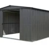 Abri De Jardin En Métal Gris Spacemaker Acier Galvanisé – 11 M²